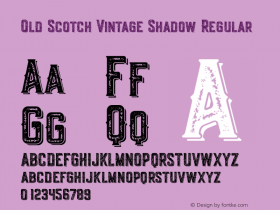 Old Scotch Vintage Shadow Regular Version 1.000图片样张