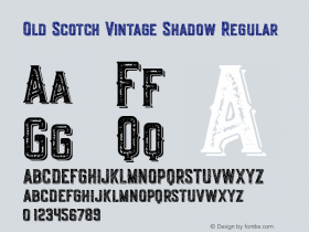 Old Scotch Vintage Shadow Regular Version 1.000图片样张