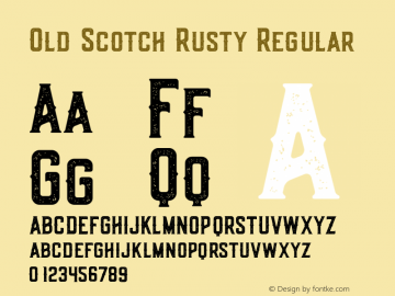 Old Scotch Rusty Regular Version 1.000图片样张