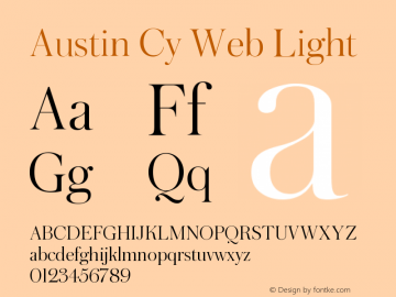 Austin Cy Web Light Version 1.1 2016图片样张